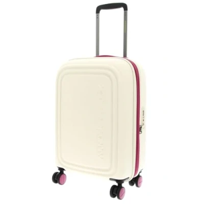 Image of Mandarina Duck LOGODUCK + Trolley Cabin EXP, Raspberry Smoothie, Linea iconica di in policarbonato