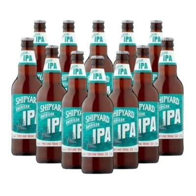Image of Shipyard America IPA 500ml Bottles 5% ABV (12 Pack)