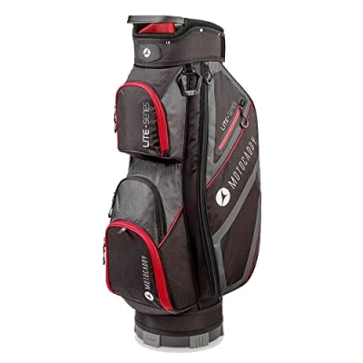 Image of Motocaddy Unisex Lite Series 14 Way Golf Cart Bag Black/Red One Size