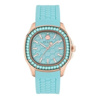 Image of Philipp Plein Women Analogue Quarz Watch with Silicone Strap PWTAA0323
