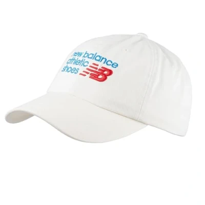 Image of New Balance Unisex 6 Panel NB Athletic Graphic Hat, One Size, Sea Salt