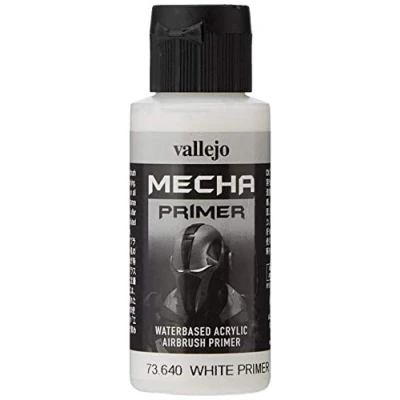 Image of Vallejo 60 ml &quot;AV Mecha Color&quot; Acrylic Airbrush Colour White Primer