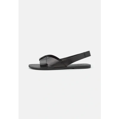 Image of Vagabond Sandals, Women&#039;s, Size: 6, Black Leather