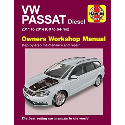 Image of Volkswagen Passat Diesel (11 14) 60 to 64 Haynes Repair Manual (Paperback)