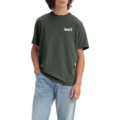 Image of Levi&#039;s Men&#039;s Ss Relaxed Fit Tee T Shirt, Poster Thyme, S