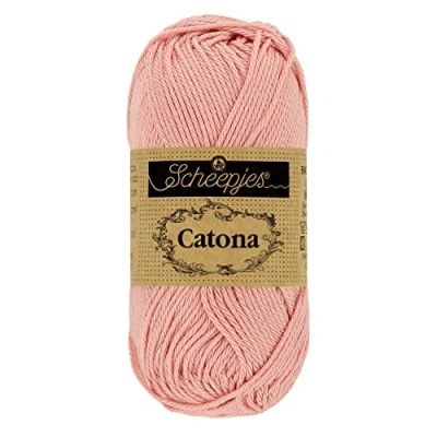 Image of Scheepjes Catona 408 Old Rose Yarn 1x10g