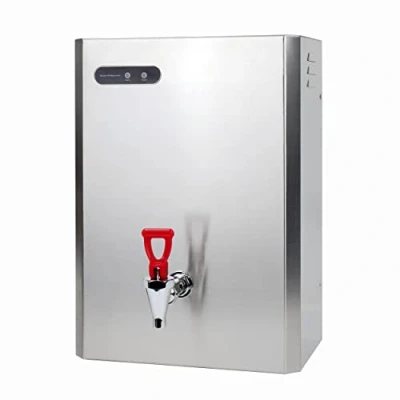 Image of Quench Wall Mounted Instant Boiling Water Dispenser Drinking Hot Boiler Kettle Staff Canteens, Offices Stainless Steel (5L)