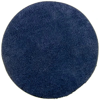 Image of Brandsseller Bath Mat, Diameter 60 cm, Round, Blue