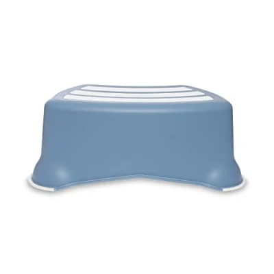 Image of My Little Step Stool Blue Pastel for Toddlers, Anti Slip Toilet Training Kids to Reach The and Sink