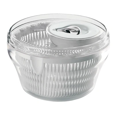 Image of Guzzini Kitchen Active Design, Salad Spinner Transparent, Ø22 x h14 cm 16910000, 8.7&quot; 5.5&quot;h