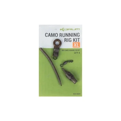Image of Korum Camo Running Rig Kit XL (4pcs) Terminal tackle