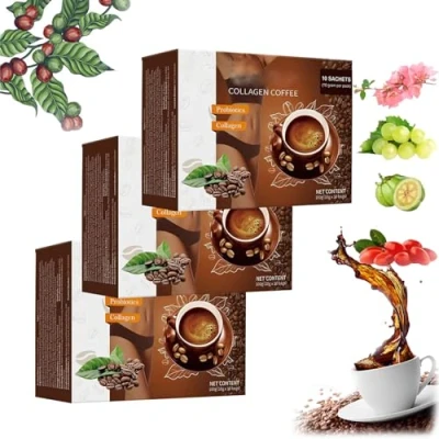 Image of Collagen Coffee, Coffee From Japan, Creamer, Protein Powder For (3boxes)
