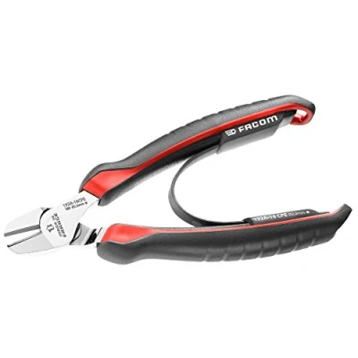 Image of FACOM Diagonal Cutting Pliers 160 mm Ergonomic Bi Material and Alloy Carbon Steel Heavy Duty High Performance 192A.16CPE