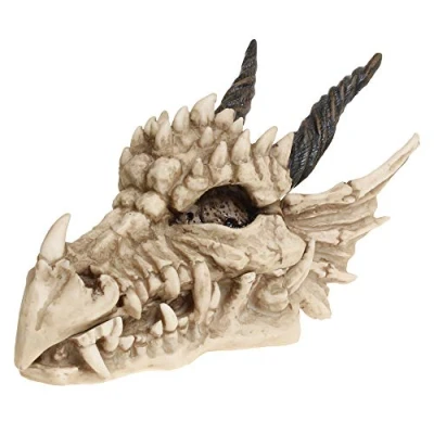 Image of Nemesis Now AL50057 Dragon Skull Box 15cm Ivory