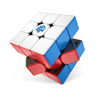Image of GAN 11 M Pro, 3x3 Magnetic cube, Magic Puzzle Cube Toy Stickerless Frosted Surface (Black Internal)