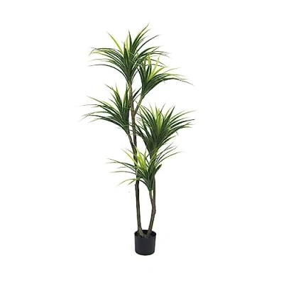 Image of Large Artificial Fake Tree Plants Indoor Decorative In Pot Outdoor Plant Pots Flora Exotic (Dracaena Draco 150cm)