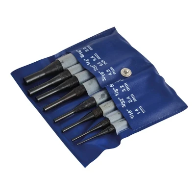 Image of Faithfull Pin Punch set 8 Round Head