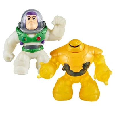 Image of Heroes of Goo Jit Zu Lightyear Versus Pack Buzz vs Zyclops, squishy, stretchy, gooey hero.