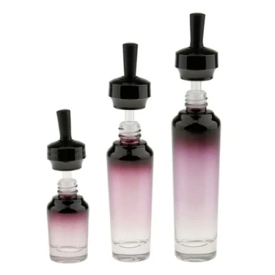 Image of 3X Glass Dropper Cap Bottle Essential Oil Liquid Perfume Pipette Vials 20ml/30ml/50ml