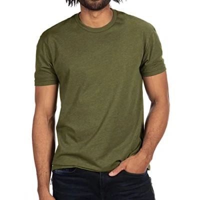 Image of Pliuegy N6210 Next Level Men&#039;s CVC Crew T Shirt XL Green (Military Green)