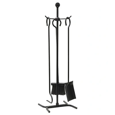 Image of JVL Edale Contemporary Fireside Companion Set