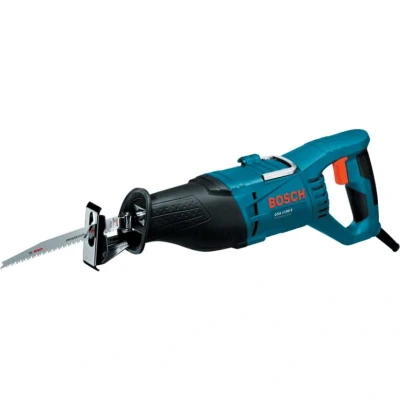 Image of Bosch Professional GSA 1100 E Corded 240 V Sabre Saw with blades, blue