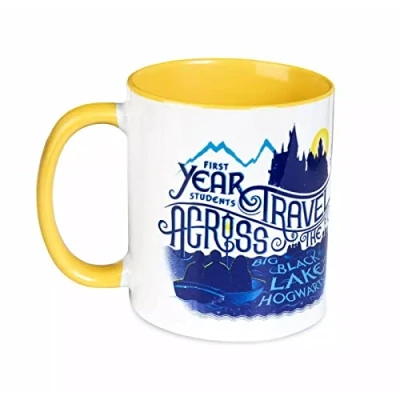 Image of Pyramid International Harry Potter Ceramic Mug with The Big Black Lake Illustration in Presentation Box Official Merchandise