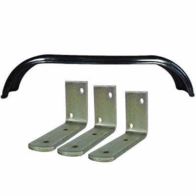 Image of AB Tools Single 10&quot; Twin Wheel Tandem Mudguard 48&quot; x 7&quot; And Fender Wing (SMALL) Brackets 3pc