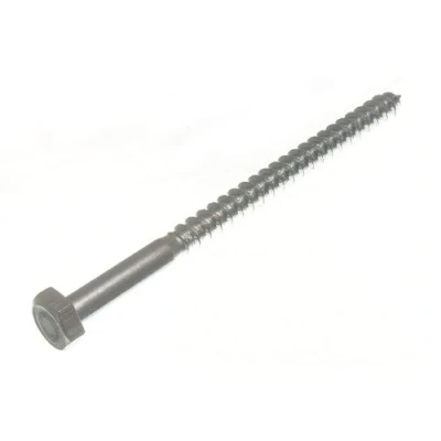 Image of 10 x Hexagon HEX Head Coach Screw BZP ZINC Plated Steel Fixing M10 150MM
