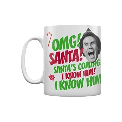 Image of Pyramid International Elf Movie OMG Santa Mug 11oz