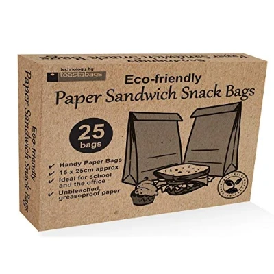 Image of ECO Friendly Paper Sandwich &amp; Snack Bags by TOASTABAGS 25