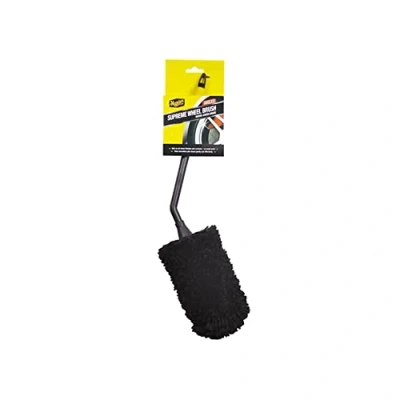 Image of Meguiar&#039;s X190700EU Supreme Microfibre Angled Wheel Cleaning Brush, Medium, Completely Safe
