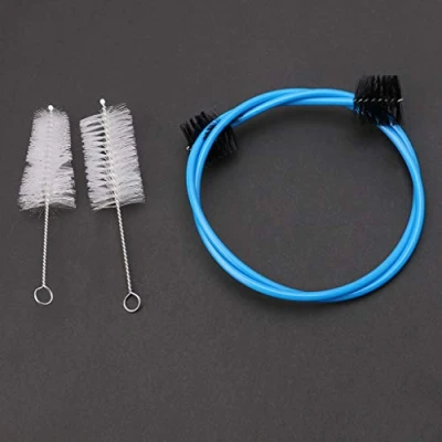 Image of JOYKK Brasswind Musical Instrument Trumpet Trombone Tuba Horn Cleaning Brush Set Tool Blue