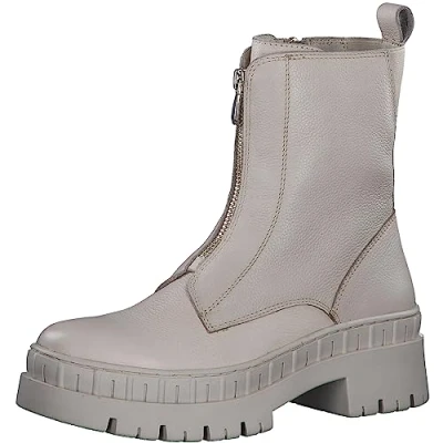 Image of MARCO TOZZI Women&#039;s 2 25409 41 Boot Flat, Cream, 5