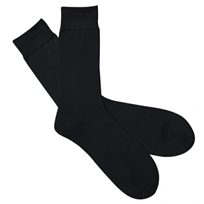 Image of Jasmine Silk Men Pure Evening Socks Thermal (Black)
