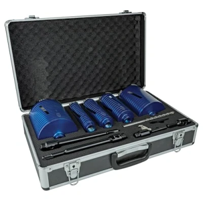 Image of Mexco 11pc DCXCEL Professional Dry Diamond Core Drill Set Kit