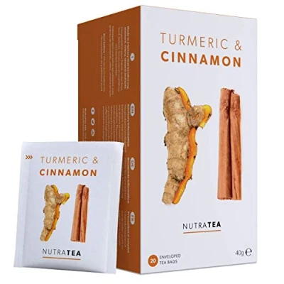 Image of Nutra Tea Turmeric &amp; Cinnamon 20 Bags Herbal