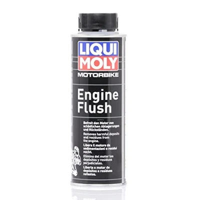 Image of Liqui Moly 1657 Motorbike Engine Flush 250 ml Can Sheet Metal