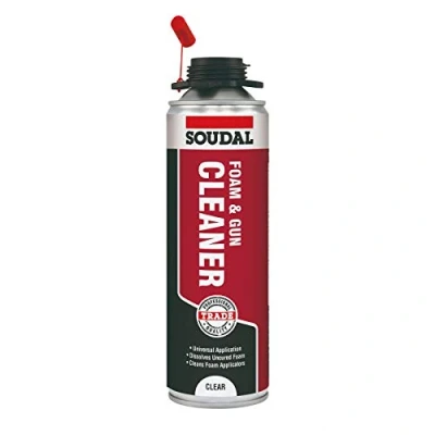 Image of Expanding Foam Gun Cleaner Soudal Liquid Cleaning Solvent 500ml