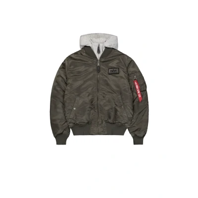 Image of Alpha Industries Bomber Jacket, Men&#039;s, Size: XS, Rep grey