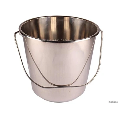 Image of 2xToolzone 12 Litre Stainless Steel Bucket