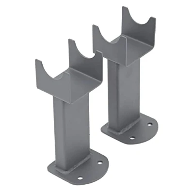 Image of Milano Modern Capri Java Radiator Floor Mounting Feet Anthracite