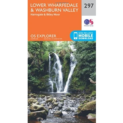 Image of Explorer 297 Lower Wharfedale &amp; Washburn Valley Map With Digital Version