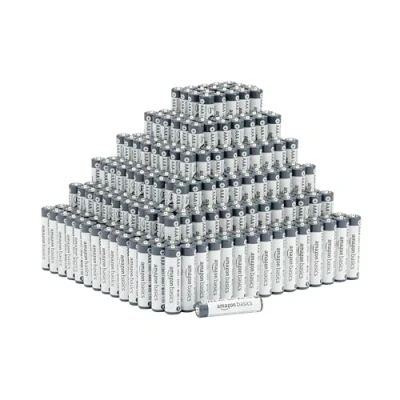 Image of Amazon Basics 300 Pack AAA Alkaline Industrial Batteries, 1.5 Volt, 5 Year Shelf Life