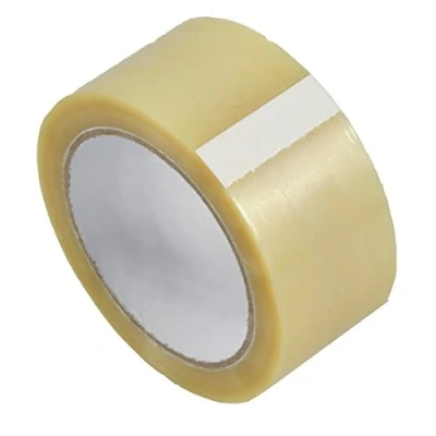 Image of Triplast 48 mm x 66 m Heavy Duty Vinyl PVC Parcel Packing Tape Clear (Pack of 2)