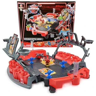 Image of BAKUGAN Battle Arena with Exclusive Special Attack Dragonoid, Customisable, Spinning Action Figure and Playset, Kids’ Toys for Boys Girls 6 up