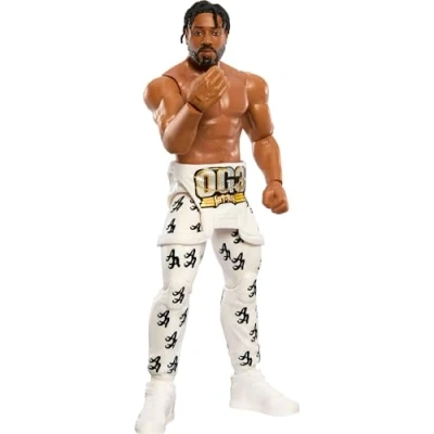 Image of Mattel WWE Action Figure, 6 inch Collectible Ashante Adonis with 10 Articulation Points &amp; Life Like Look