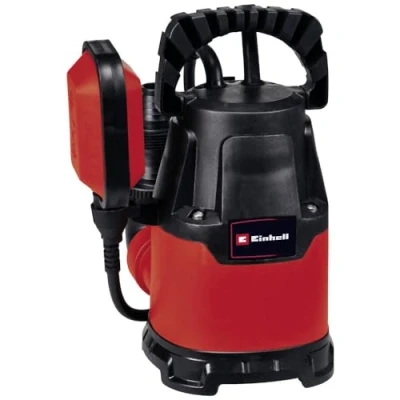 Image of Einhell GC SP 2275 Submersible Pump (220 W, 7500 L/Hour, Maximum Discharge Height 6 m, Flat Suction Up to 5 mm, Drain for Clear Water, Particle Size mm)