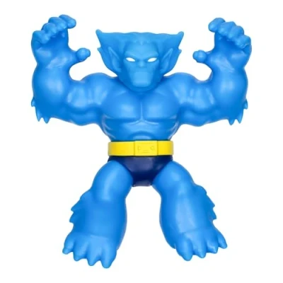 Image of Heroes of Goo Jit Zu Marvel Studios X Men &#039;97 Beast Stretchy Action Figure, With Metallic Rheoscopic Gene Filling. Stretch Him to 3 Times His Size!