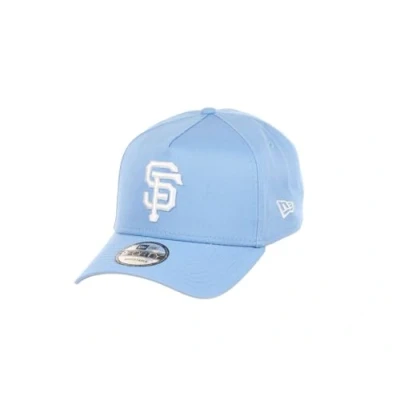 Image of New Era San Francisco Giants MLB Cooperstown Sky Blue 9Forty A Frame Snapback Cap